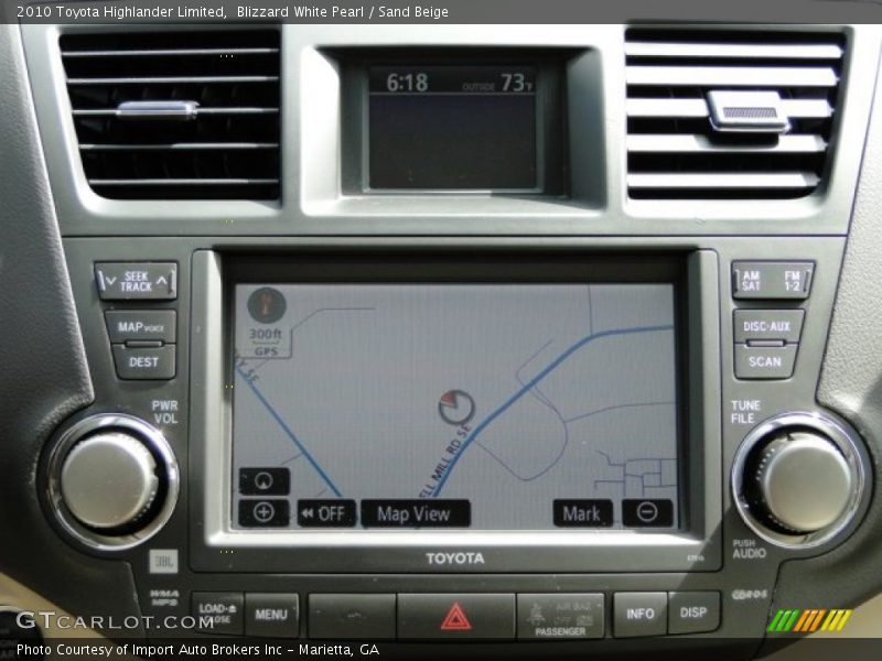 Blizzard White Pearl / Sand Beige 2010 Toyota Highlander Limited