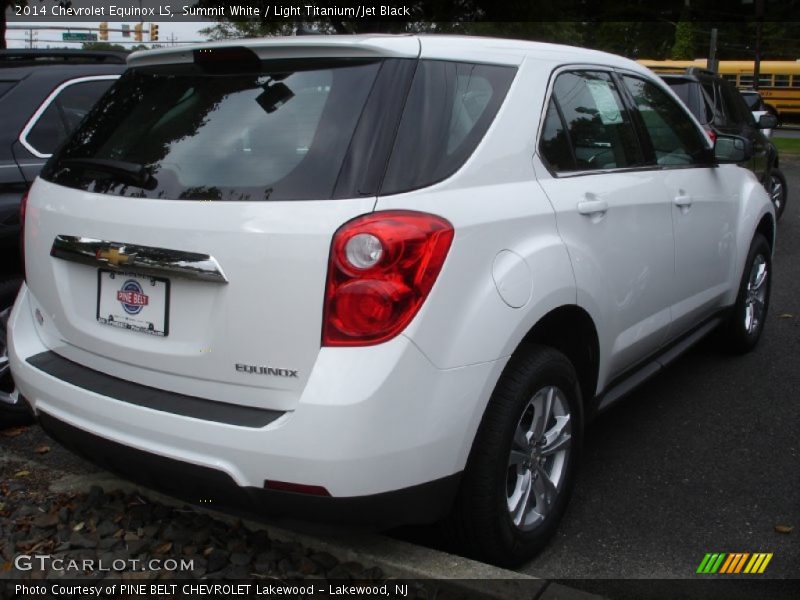 Summit White / Light Titanium/Jet Black 2014 Chevrolet Equinox LS