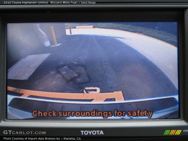 Blizzard White Pearl / Sand Beige 2010 Toyota Highlander Limited