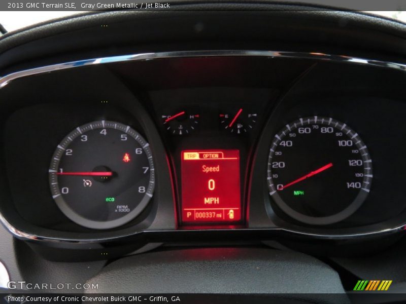 Gray Green Metallic / Jet Black 2013 GMC Terrain SLE