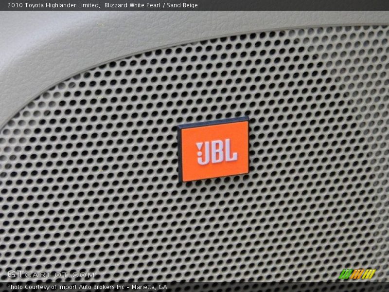 Blizzard White Pearl / Sand Beige 2010 Toyota Highlander Limited