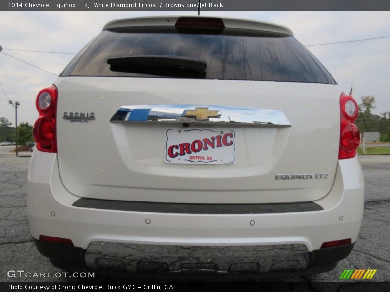 White Diamond Tricoat / Brownstone/Jet Black 2014 Chevrolet Equinox LTZ