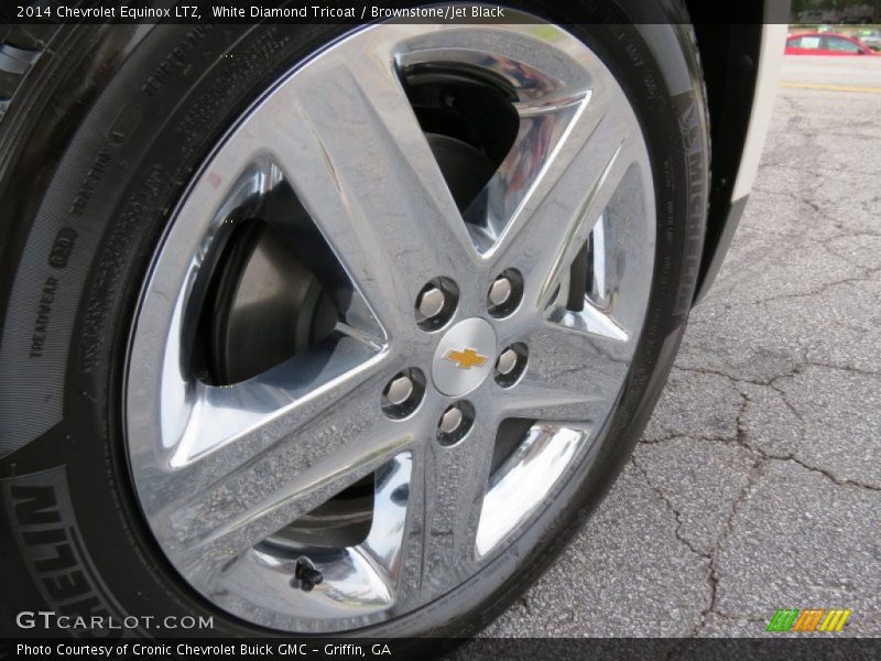White Diamond Tricoat / Brownstone/Jet Black 2014 Chevrolet Equinox LTZ