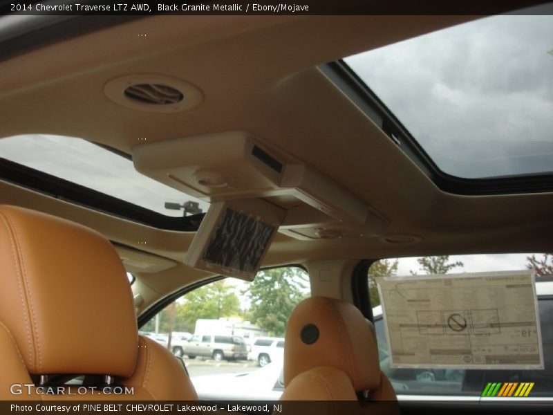 Black Granite Metallic / Ebony/Mojave 2014 Chevrolet Traverse LTZ AWD