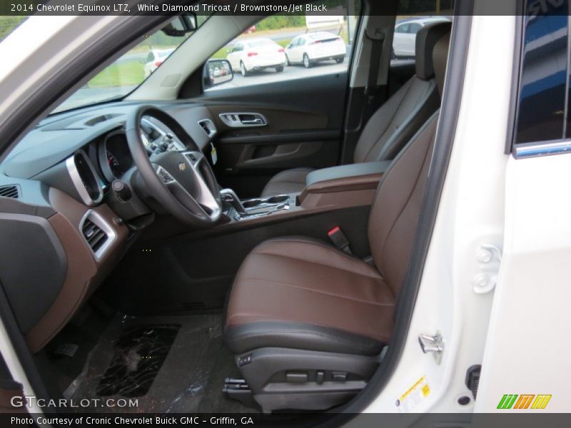White Diamond Tricoat / Brownstone/Jet Black 2014 Chevrolet Equinox LTZ