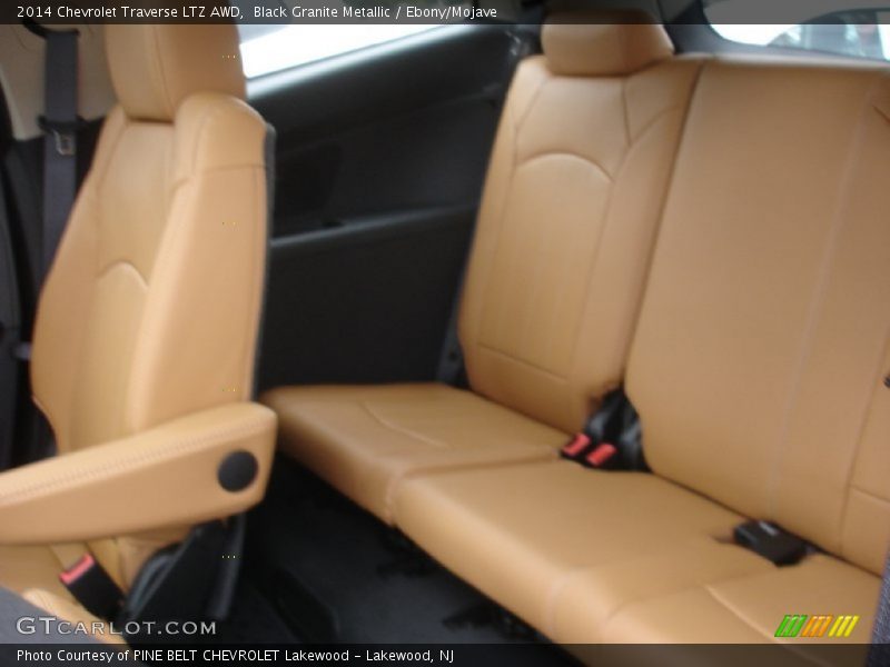Black Granite Metallic / Ebony/Mojave 2014 Chevrolet Traverse LTZ AWD