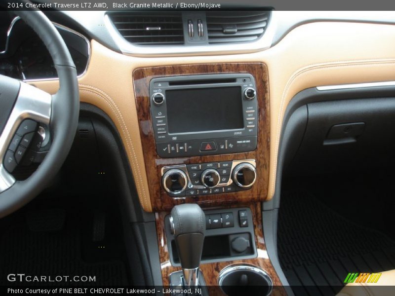 Black Granite Metallic / Ebony/Mojave 2014 Chevrolet Traverse LTZ AWD