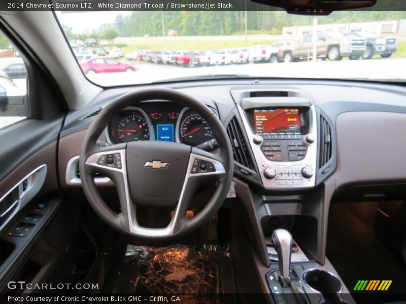 White Diamond Tricoat / Brownstone/Jet Black 2014 Chevrolet Equinox LTZ