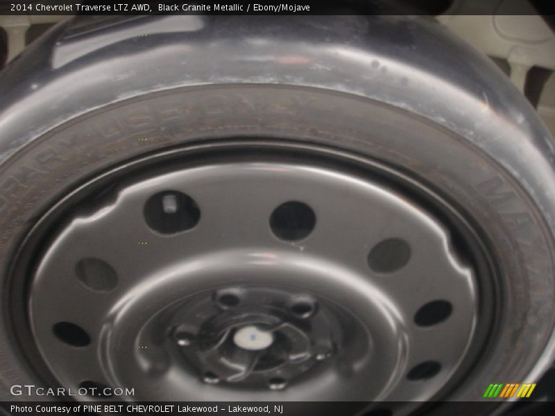 Black Granite Metallic / Ebony/Mojave 2014 Chevrolet Traverse LTZ AWD