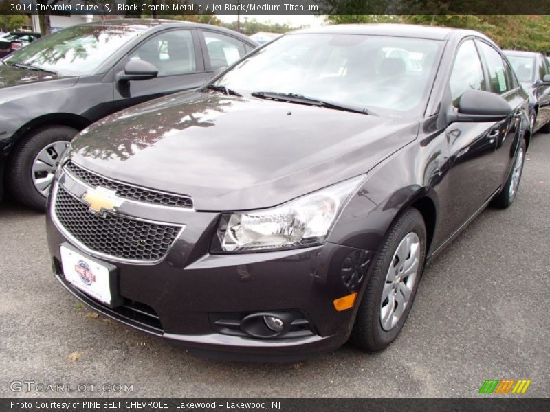 Black Granite Metallic / Jet Black/Medium Titanium 2014 Chevrolet Cruze LS