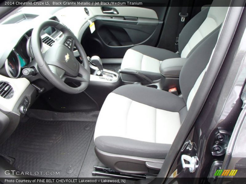 Black Granite Metallic / Jet Black/Medium Titanium 2014 Chevrolet Cruze LS