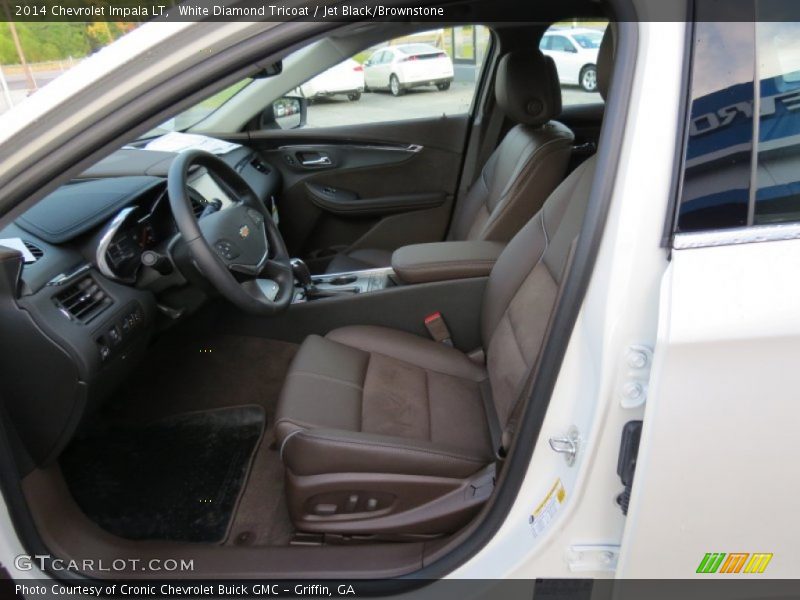 White Diamond Tricoat / Jet Black/Brownstone 2014 Chevrolet Impala LT