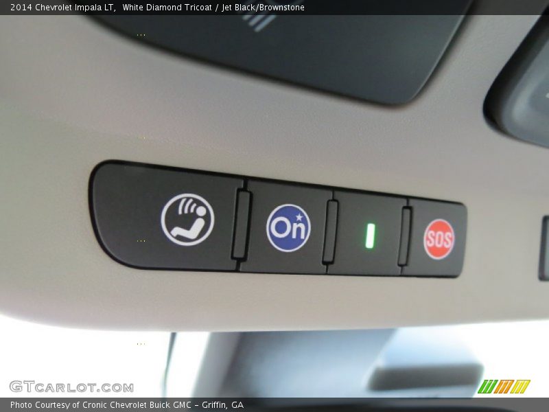 White Diamond Tricoat / Jet Black/Brownstone 2014 Chevrolet Impala LT