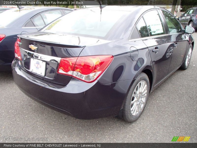 Blue Ray Metallic / Jet Black 2014 Chevrolet Cruze Eco
