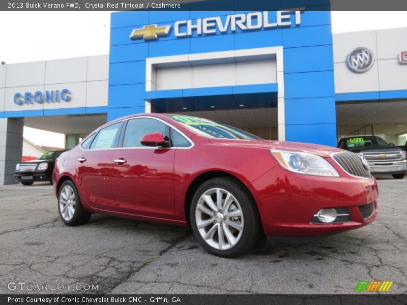 Crystal Red Tintcoat / Cashmere 2013 Buick Verano FWD
