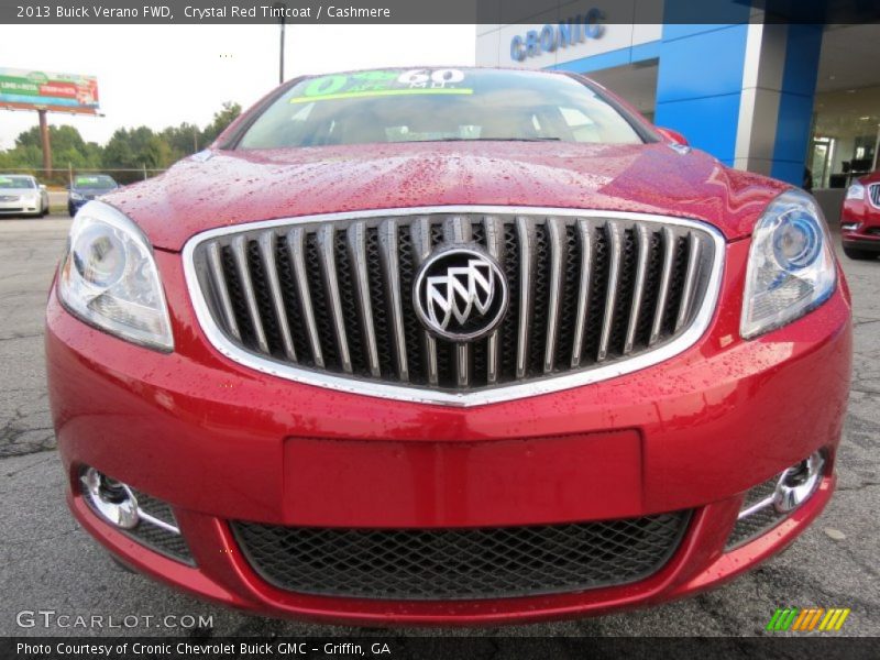 Crystal Red Tintcoat / Cashmere 2013 Buick Verano FWD