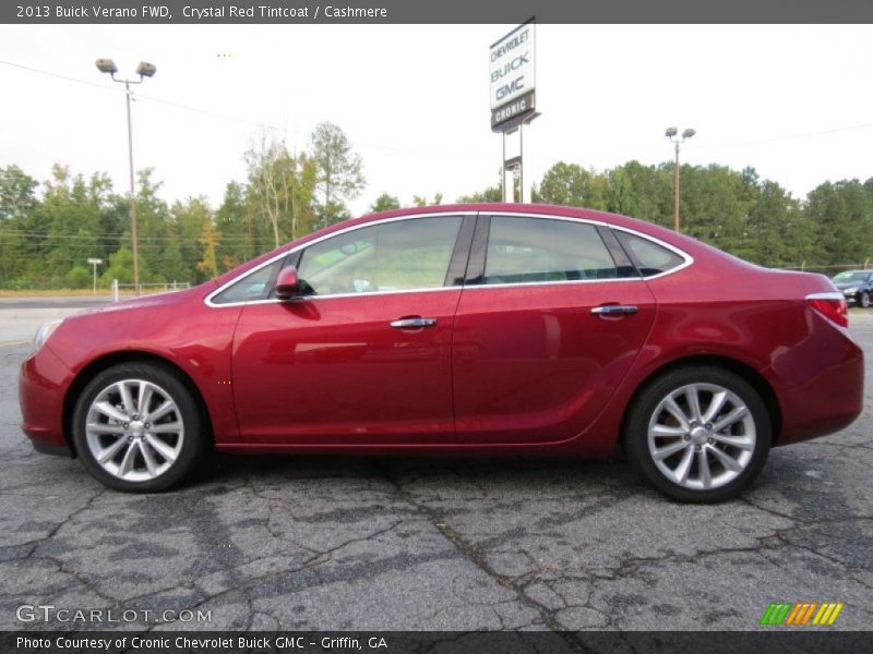 Crystal Red Tintcoat / Cashmere 2013 Buick Verano FWD