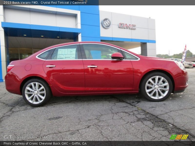 Crystal Red Tintcoat / Cashmere 2013 Buick Verano FWD