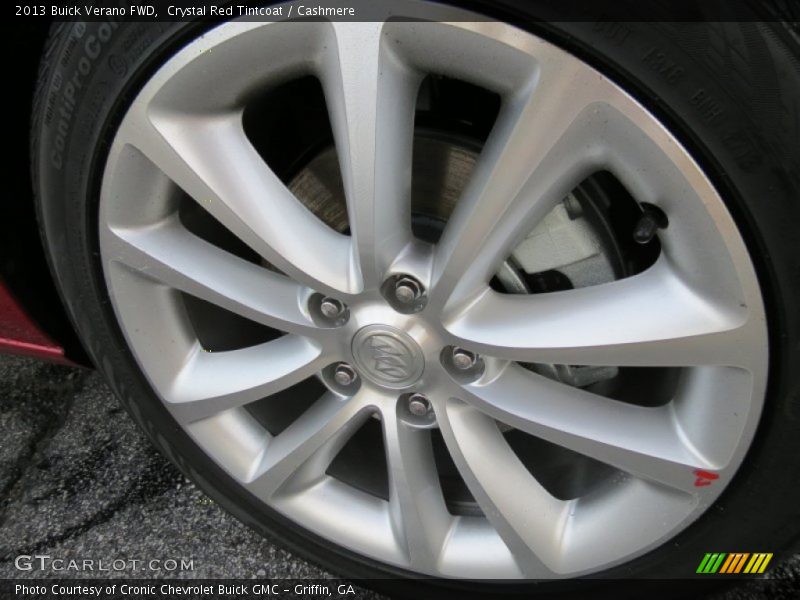 Crystal Red Tintcoat / Cashmere 2013 Buick Verano FWD