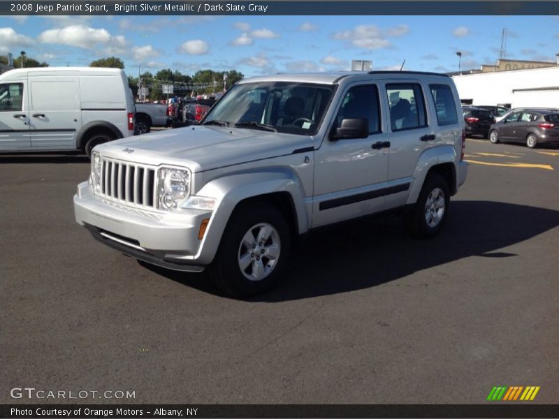 Bright Silver Metallic / Dark Slate Gray 2008 Jeep Patriot Sport