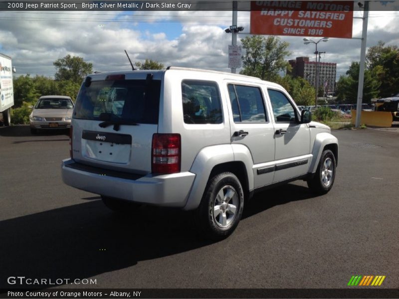 Bright Silver Metallic / Dark Slate Gray 2008 Jeep Patriot Sport
