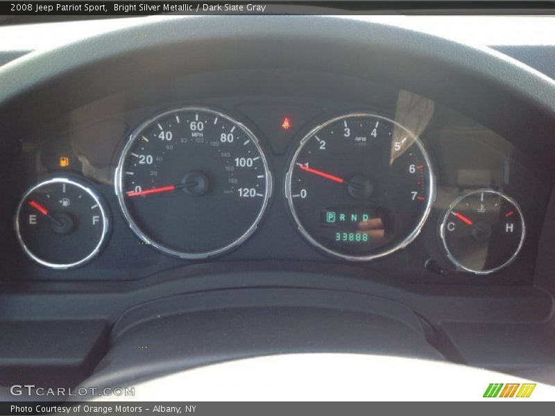 Bright Silver Metallic / Dark Slate Gray 2008 Jeep Patriot Sport