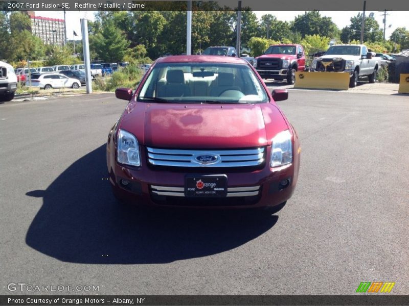 Redfire Metallic / Camel 2007 Ford Fusion SE