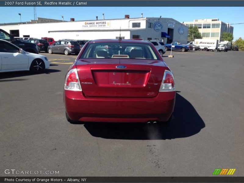 Redfire Metallic / Camel 2007 Ford Fusion SE