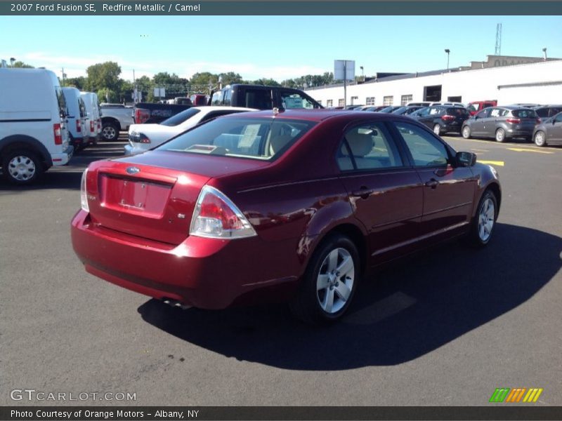 Redfire Metallic / Camel 2007 Ford Fusion SE