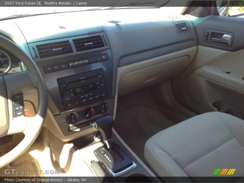 Redfire Metallic / Camel 2007 Ford Fusion SE