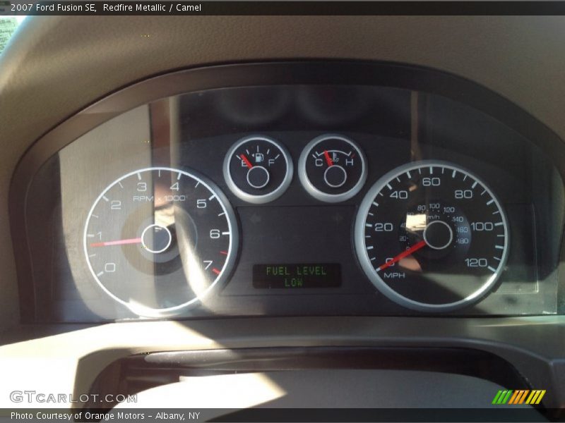 Redfire Metallic / Camel 2007 Ford Fusion SE