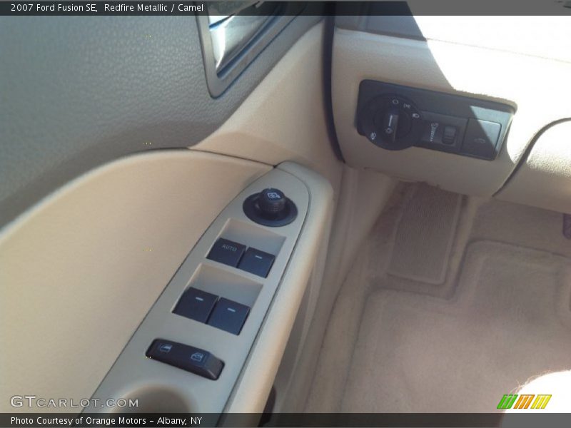 Redfire Metallic / Camel 2007 Ford Fusion SE