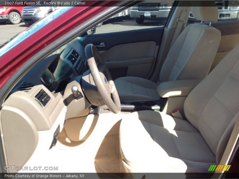 Redfire Metallic / Camel 2007 Ford Fusion SE