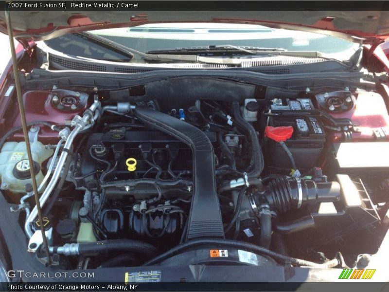 Redfire Metallic / Camel 2007 Ford Fusion SE