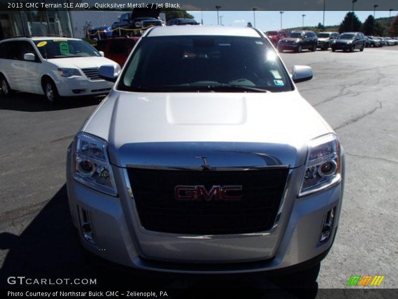 Quicksilver Metallic / Jet Black 2013 GMC Terrain SLE AWD