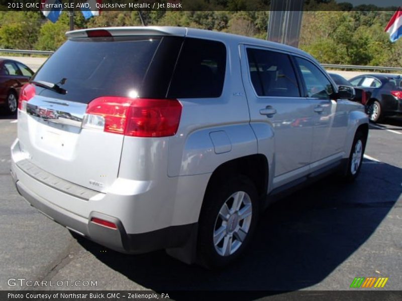 Quicksilver Metallic / Jet Black 2013 GMC Terrain SLE AWD