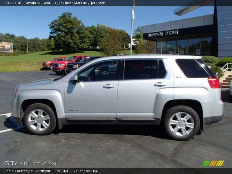 Quicksilver Metallic / Jet Black 2013 GMC Terrain SLE AWD