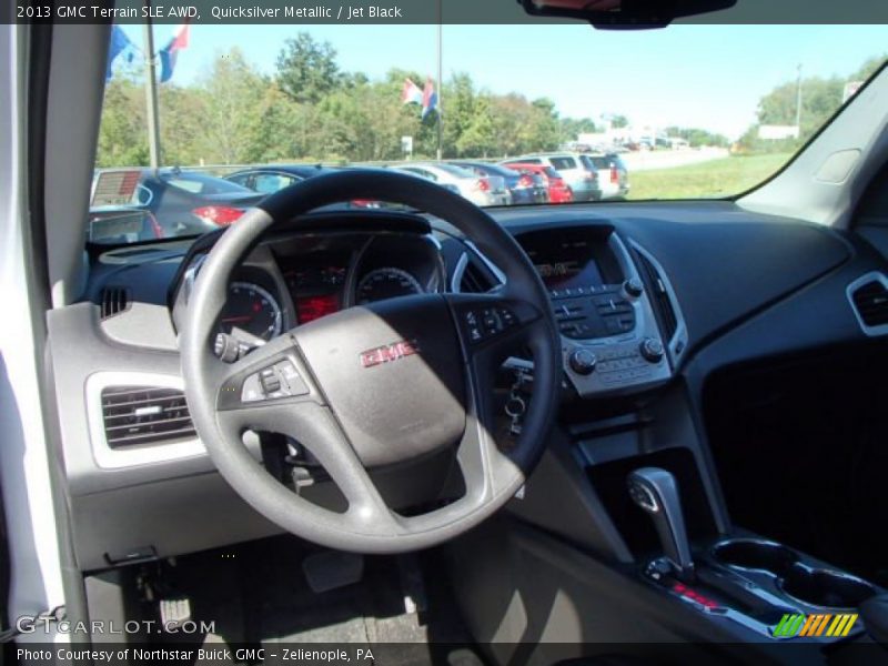Quicksilver Metallic / Jet Black 2013 GMC Terrain SLE AWD