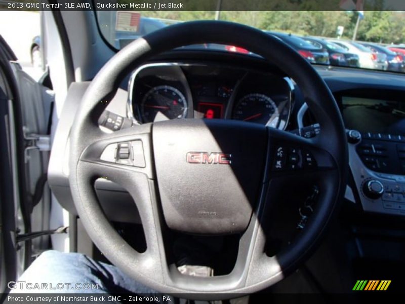 Quicksilver Metallic / Jet Black 2013 GMC Terrain SLE AWD
