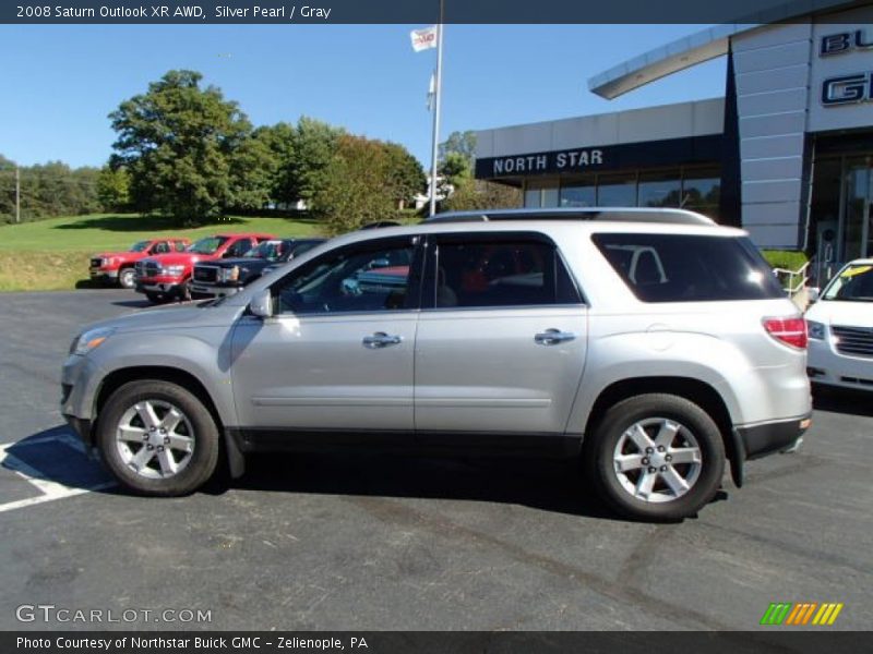 Silver Pearl / Gray 2008 Saturn Outlook XR AWD