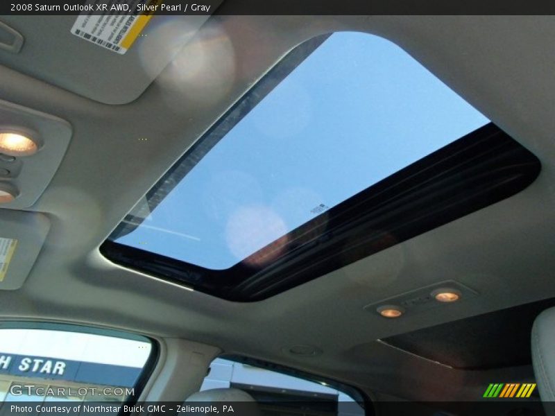 Silver Pearl / Gray 2008 Saturn Outlook XR AWD