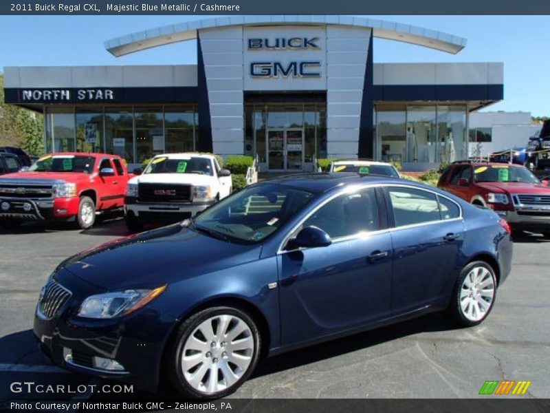 Majestic Blue Metallic / Cashmere 2011 Buick Regal CXL