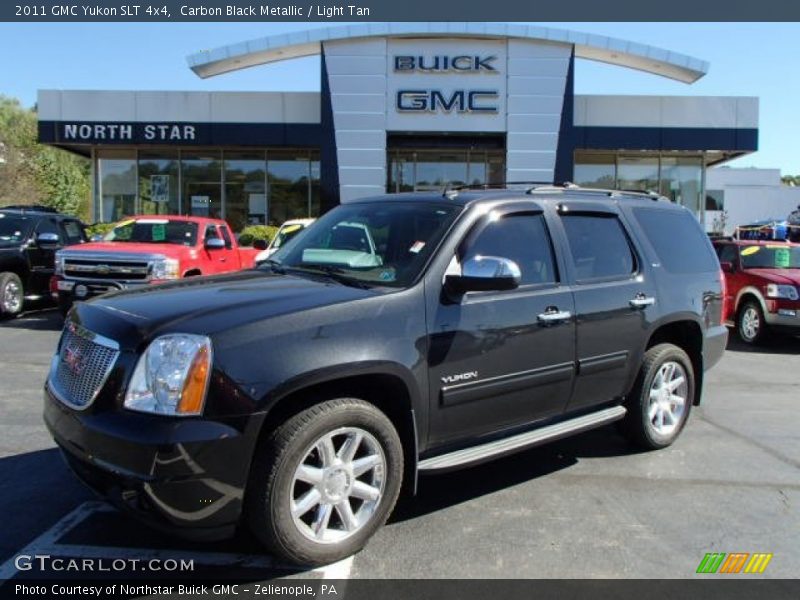 Carbon Black Metallic / Light Tan 2011 GMC Yukon SLT 4x4