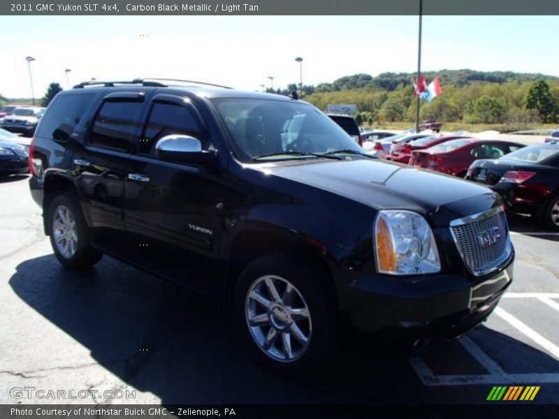 Carbon Black Metallic / Light Tan 2011 GMC Yukon SLT 4x4
