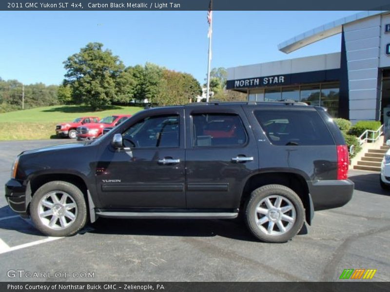 Carbon Black Metallic / Light Tan 2011 GMC Yukon SLT 4x4