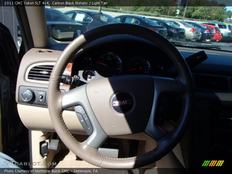 Carbon Black Metallic / Light Tan 2011 GMC Yukon SLT 4x4