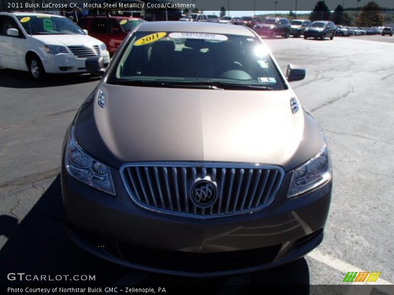 Mocha Steel Metallic / Cocoa/Cashmere 2011 Buick LaCrosse CX