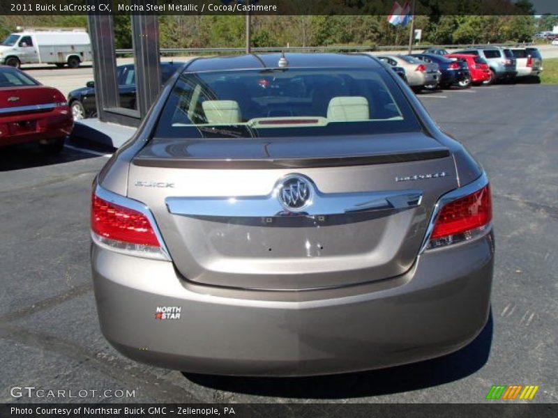 Mocha Steel Metallic / Cocoa/Cashmere 2011 Buick LaCrosse CX