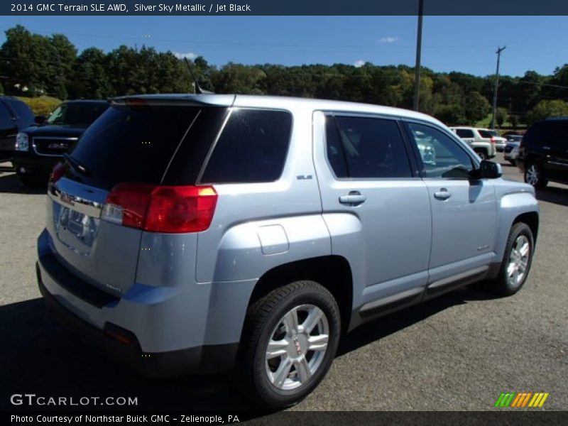 Silver Sky Metallic / Jet Black 2014 GMC Terrain SLE AWD