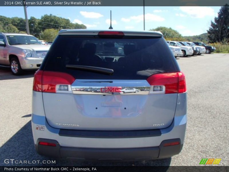 Silver Sky Metallic / Jet Black 2014 GMC Terrain SLE AWD